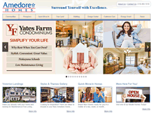 Tablet Screenshot of amedorehomes.com